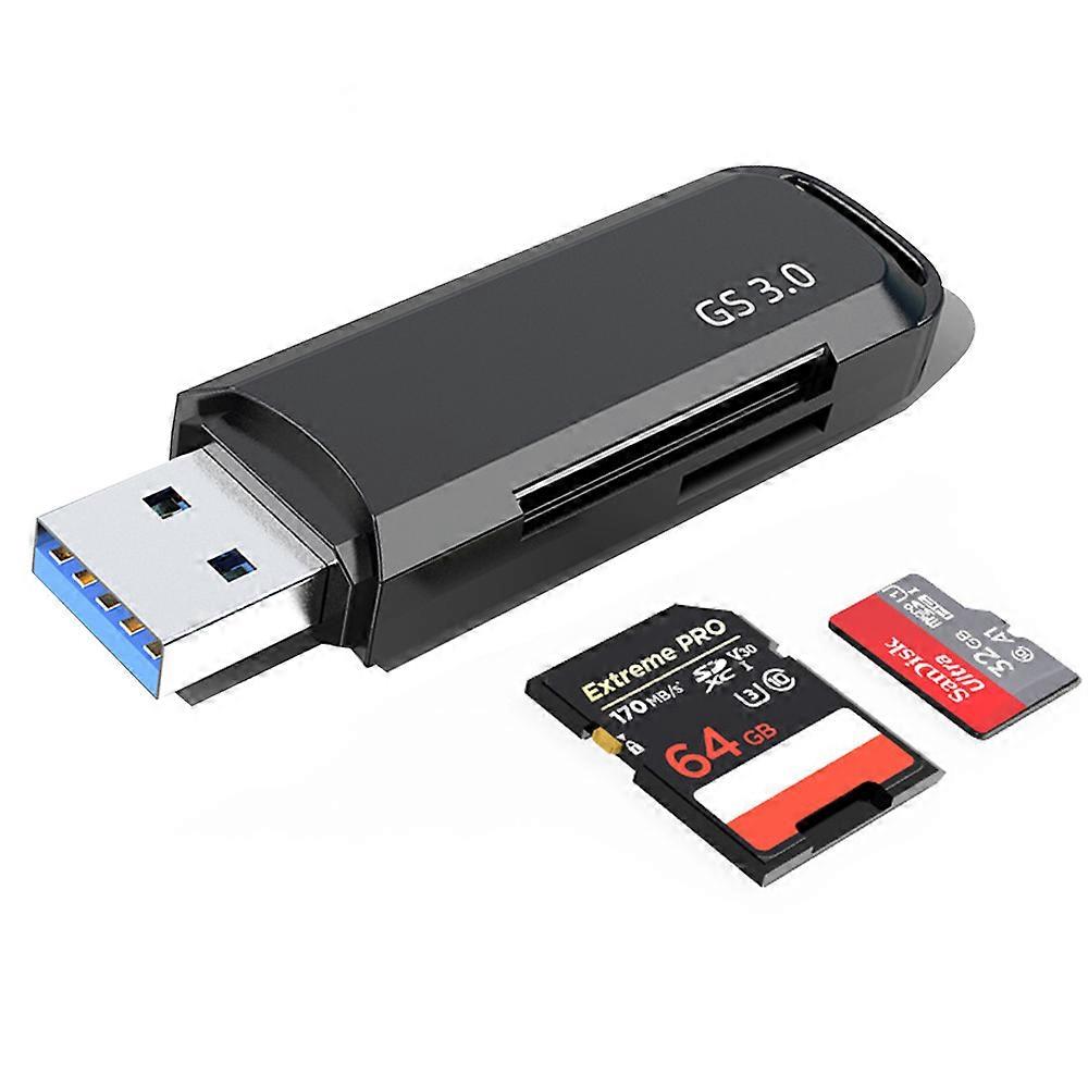 C307 USB 3.0 Portable Card Reader for SD, SDHC, SDXC, MicroSD, MicroSDHC, MicroSDXC, with Advanced All-in-One Design