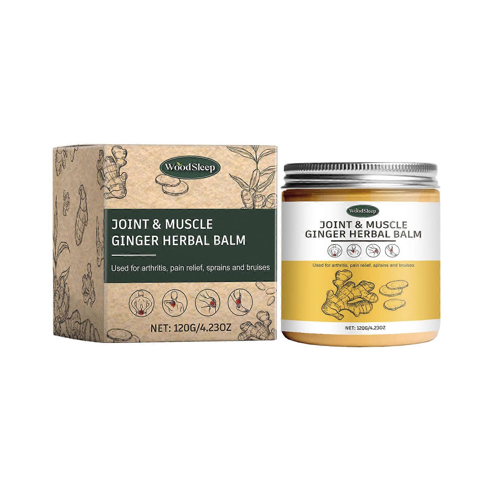 Ginger Joint Care Cream - Relieves Sore Joints & Muscles, Promotes Mobility & Circulation, 120g