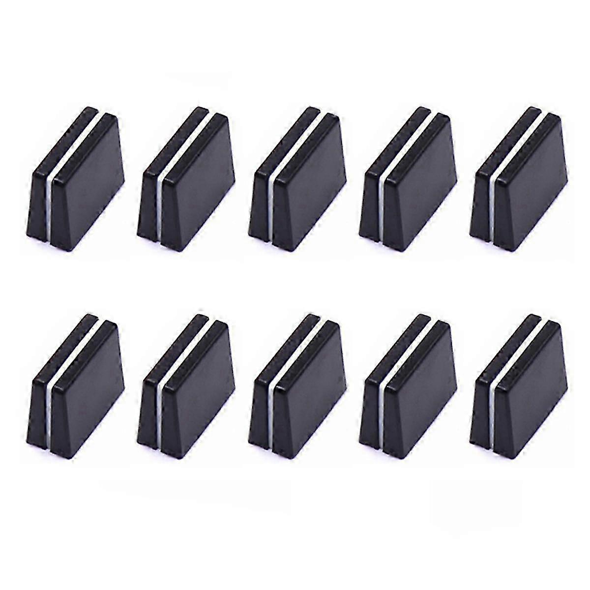 10pcs Fader Caps Mixer Fader Slider Knobs Replacement Buttons Caps for Mixer Console Accessories