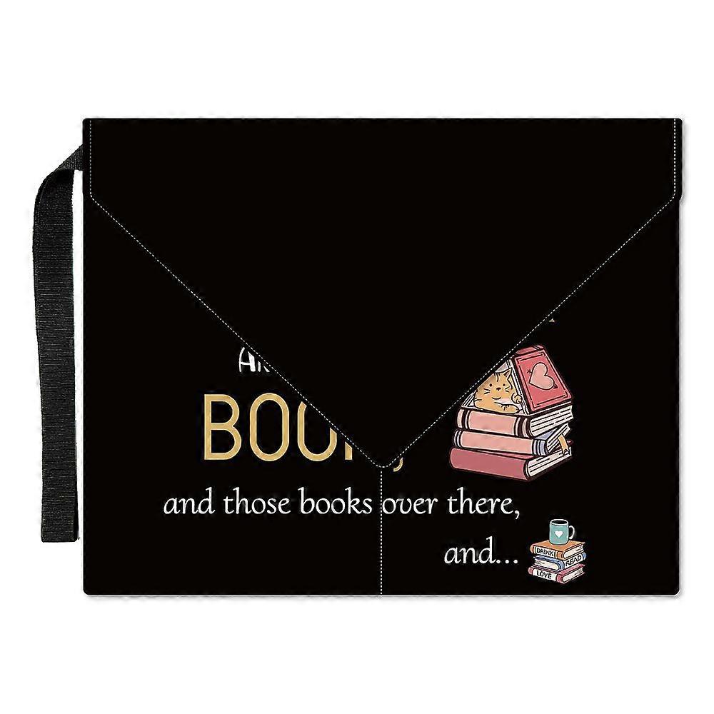 Polyester Book Cover Notebook Wraps with Hook and Loop Rectangle Word 400~420x285~305mm