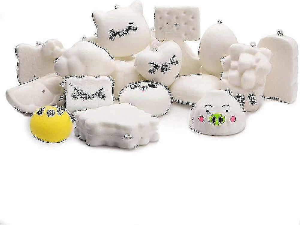 ランダム10pcs DIYスクイーズトスローライジングクリーム香りシミュレーションミディアム