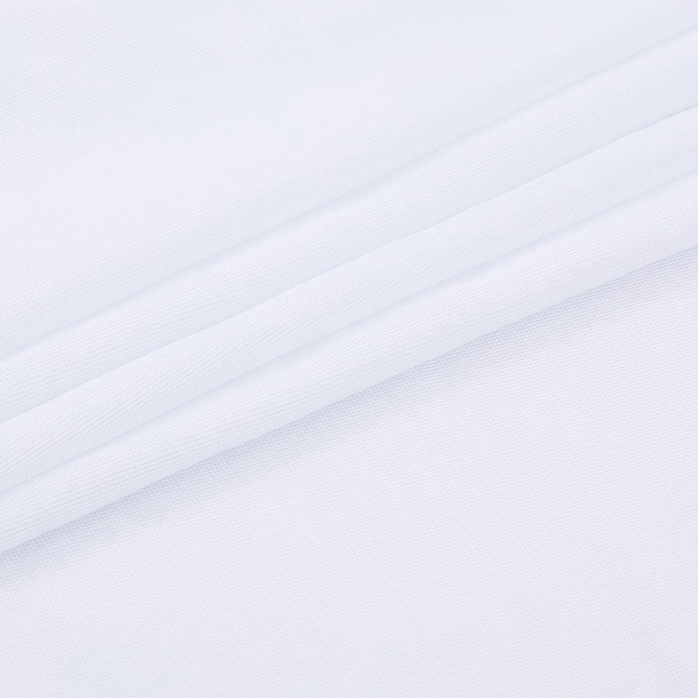 Polyester Fabric for DIY Cloth Accessories White 1500~1600mm 1 yard