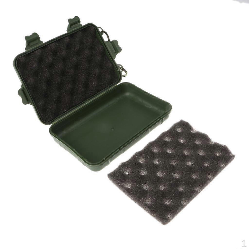 Plastic Tool Box Storage Case with Hand Strap for Carrying Travel Camping Flashlight Hunting