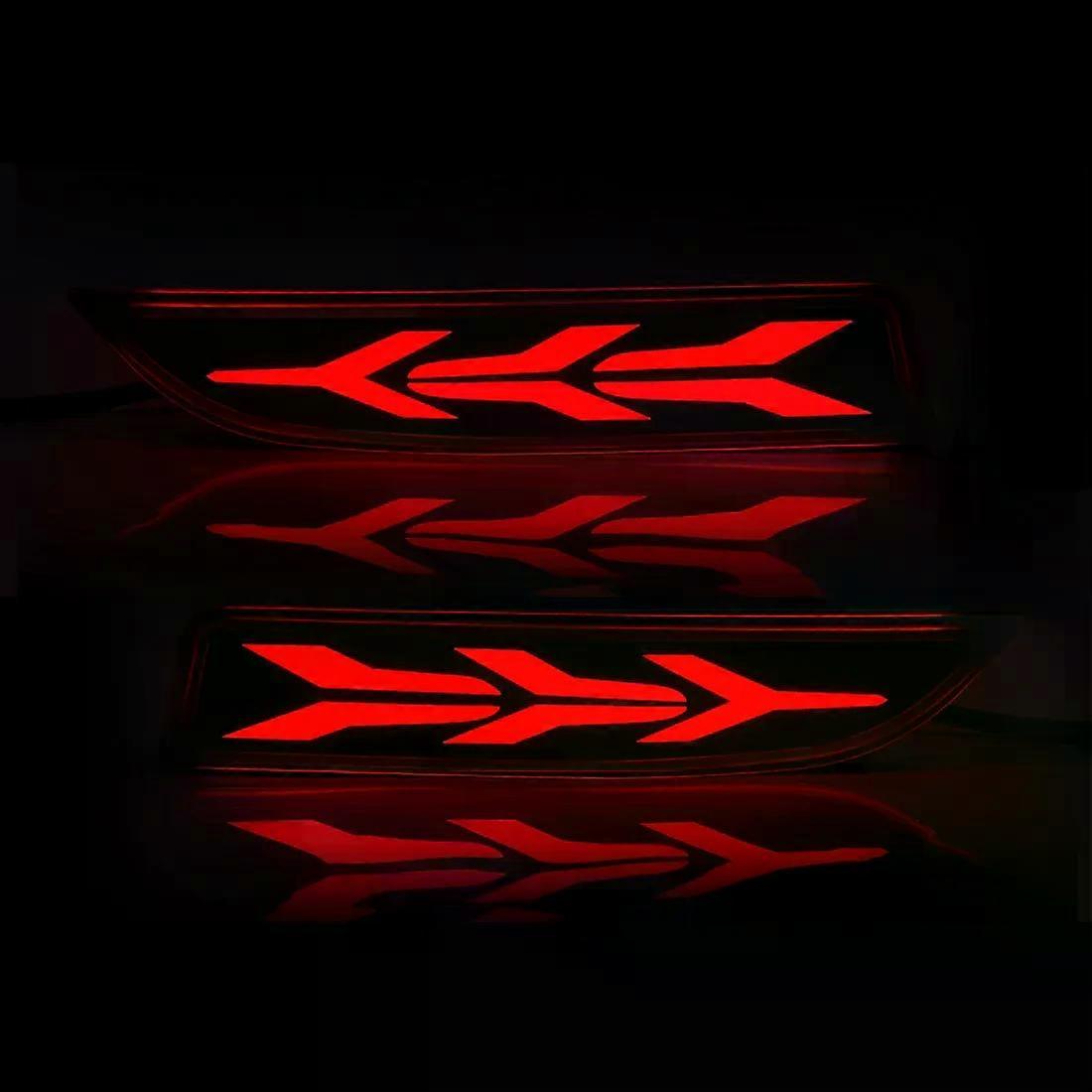 LED Rear Bumper Reflector Light For Toyota Avalon 2019 2020 2022 2022 Brake Warning Dynamic Turn Signal Auto Running Lamps 12V