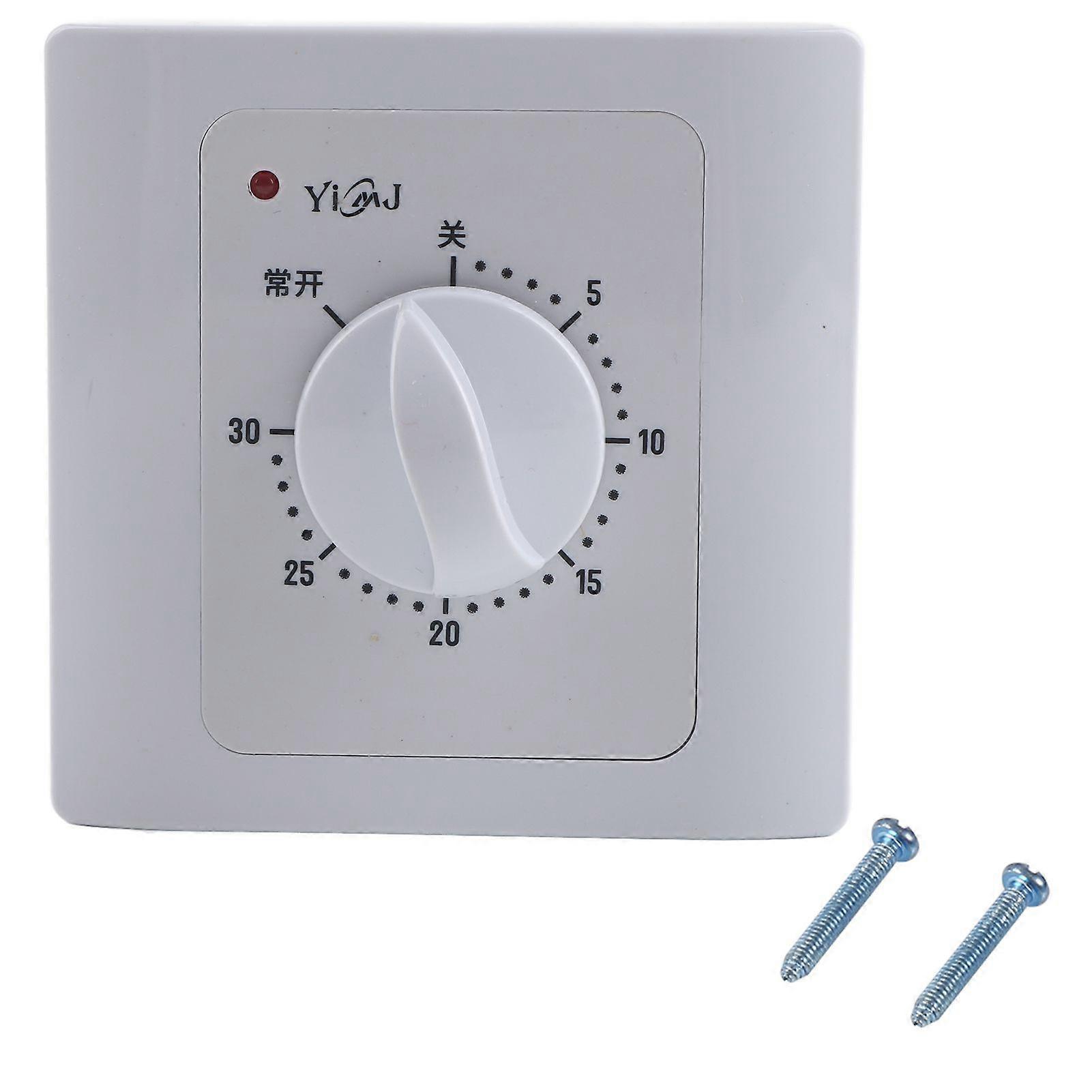 1Pc AC 220V 10A 30Min Electric Time Countdown Digital Time Plug Timer Switch Control Socket