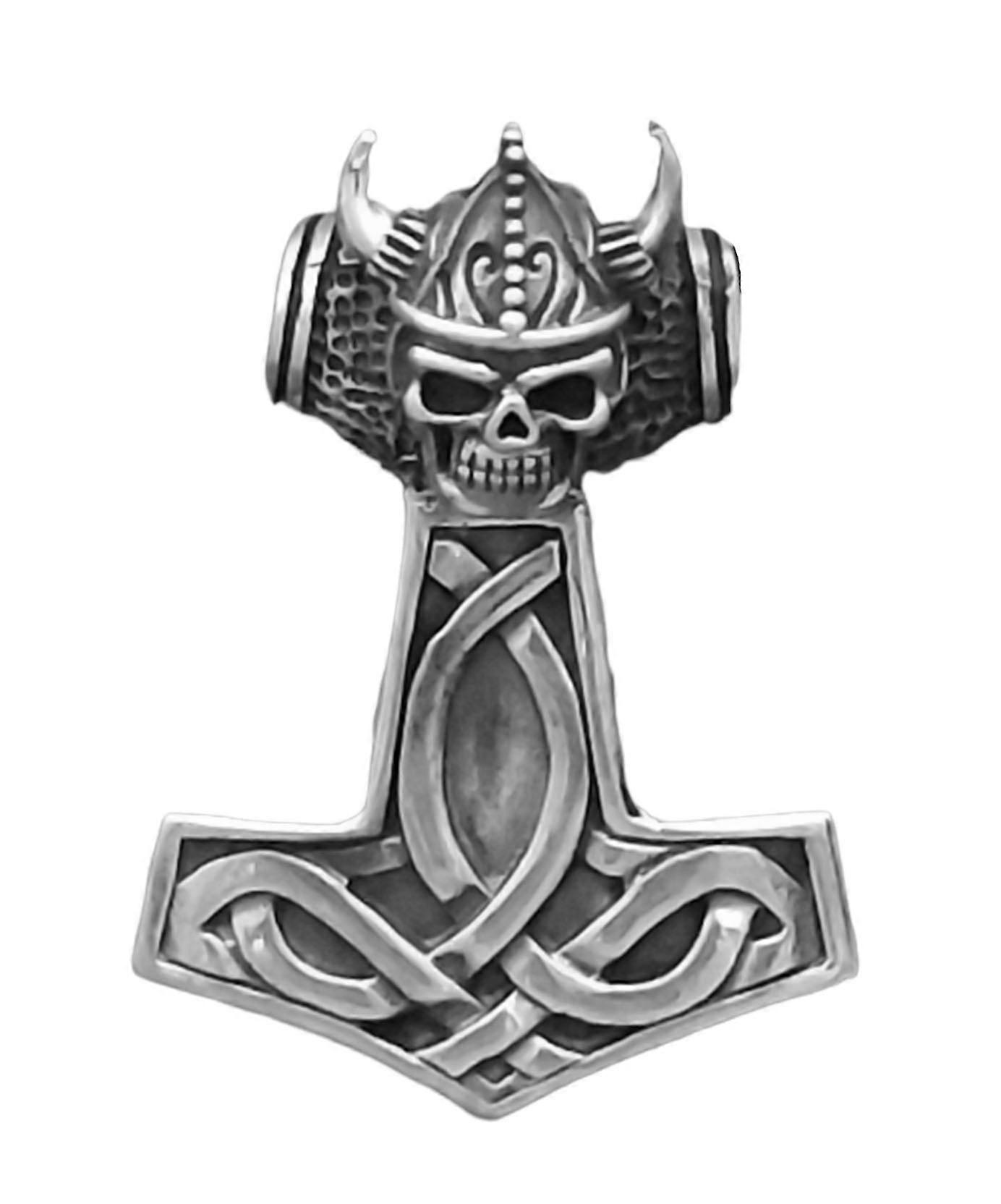 Combi 152 Thor's Hammer with King's Chain - Silver