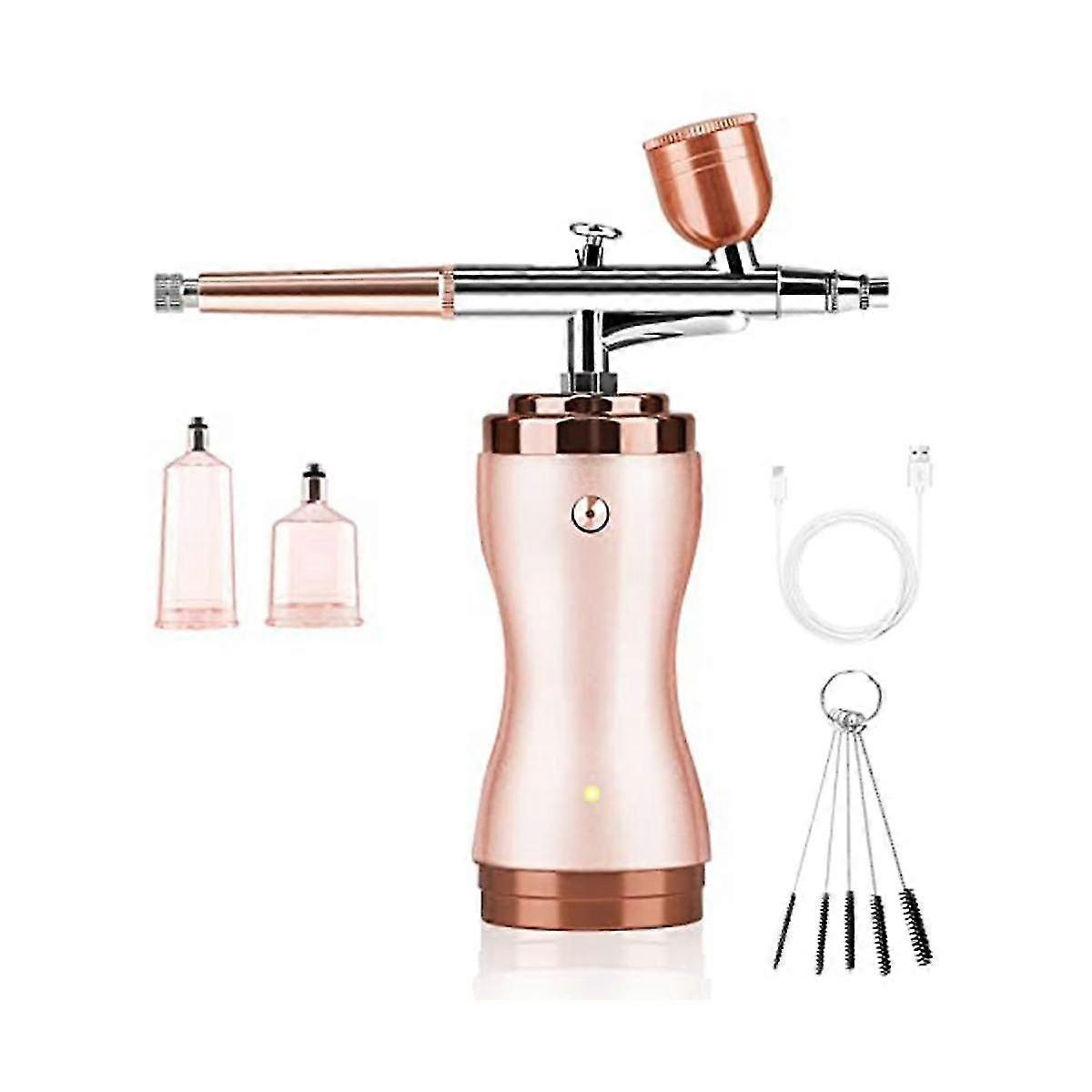 Kit With Compressor, Portable Cordless Set For Doodle Painting,mini With 0.3mm Nozzle