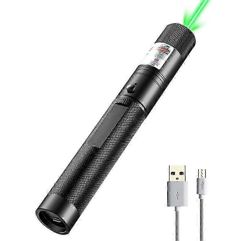 Usb Rechargeable Green Light Pointer High-power Presentation Projector Pen