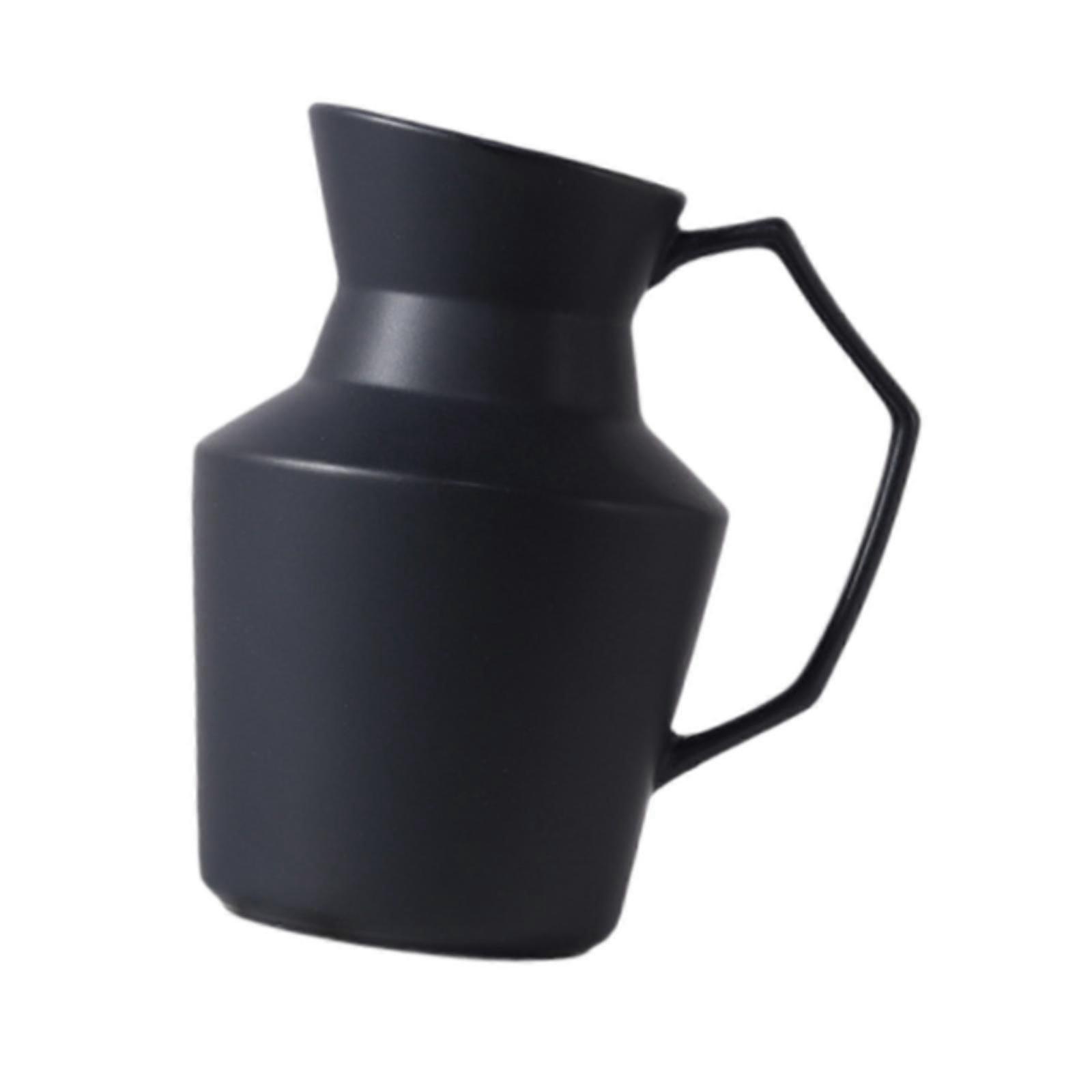 Ceramic Flower Vase Simple Table Centerpiece for Office Bedside Dining Table White