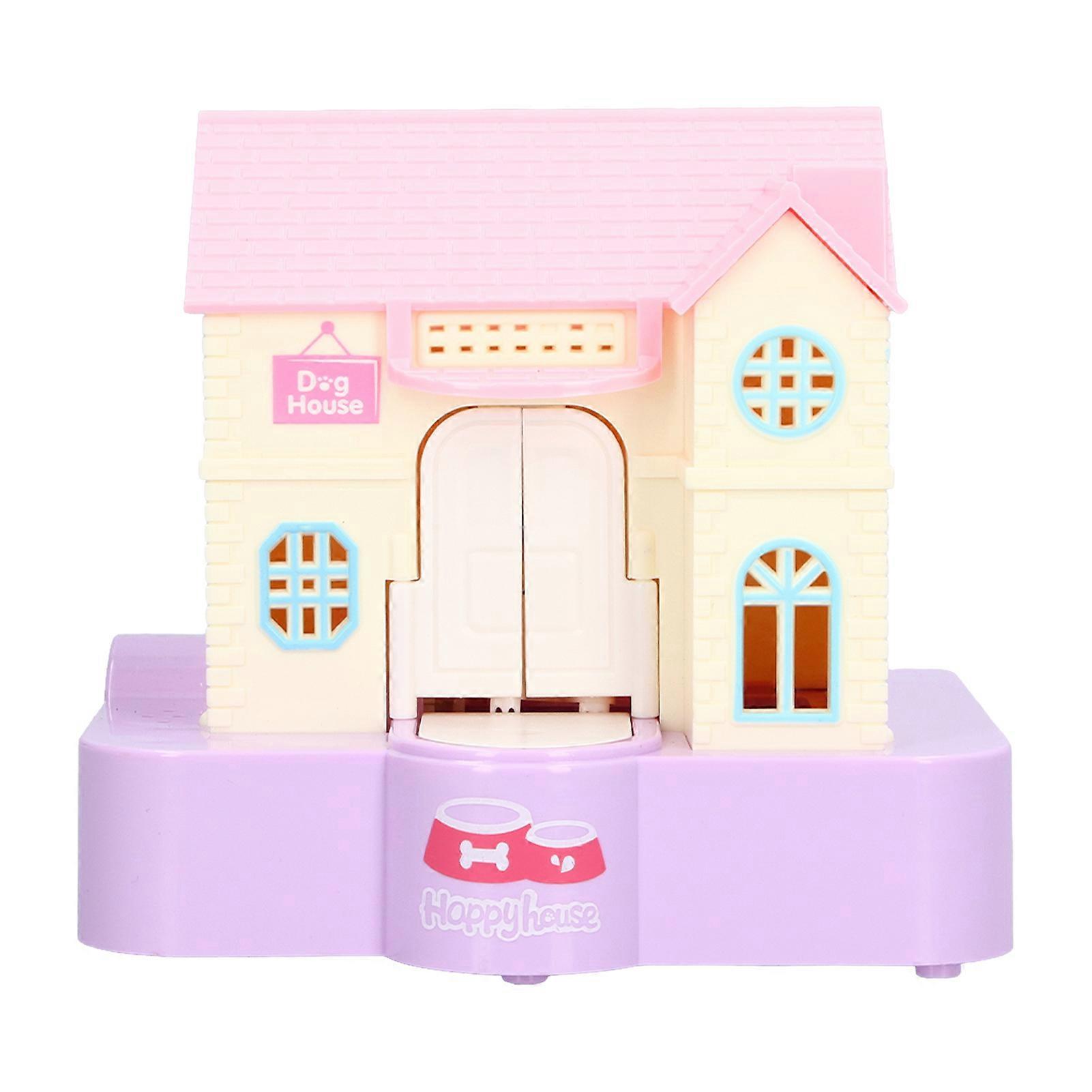 Doghouse Money Saving Box Automatic Coin Swallowing Toy with Music Effects for Dogs, Interactive Gift, Fun Design