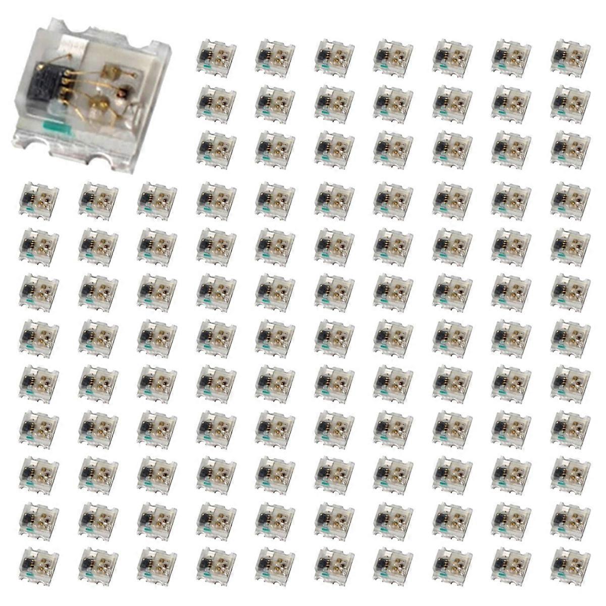 4000Pcs WS2812 2020 LED-Chip 4Pins Mini Weiß PCB Adressierbarer digitaler RGB-Vollfarb-LED-Chip DC5V