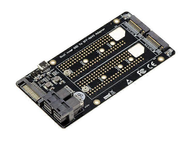 KALEA-INFORMATIQUE Adaptateur 2 M2 PCIe NVMe M Clé vers SFF8643 U.2
