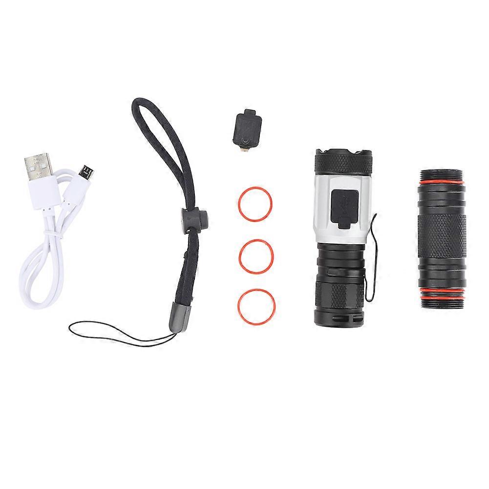 G2X Series High Power Flashlight Solid Body USB Charging High Lumen Output