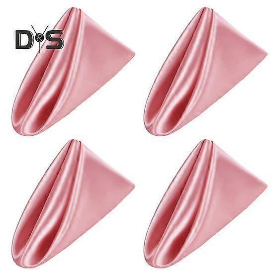 4Pcs Washable Napkins Set Reinforced Edges Vibrant Color Easy to Clean Reusable Napkins Party Dinner Decorations