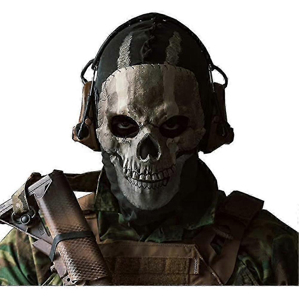 Call Of Duty Ghost Skull Mask Full Face Unisex For War Game-MXBC