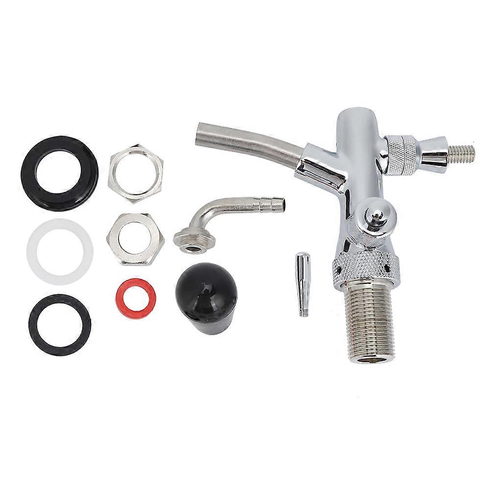 Homebrew Tap, Flexible Top Lever Forward Sealing Design Beer Faucet for Bars Restaurants, Connect Buckets Distribute Beverages (Adjustable Flow)