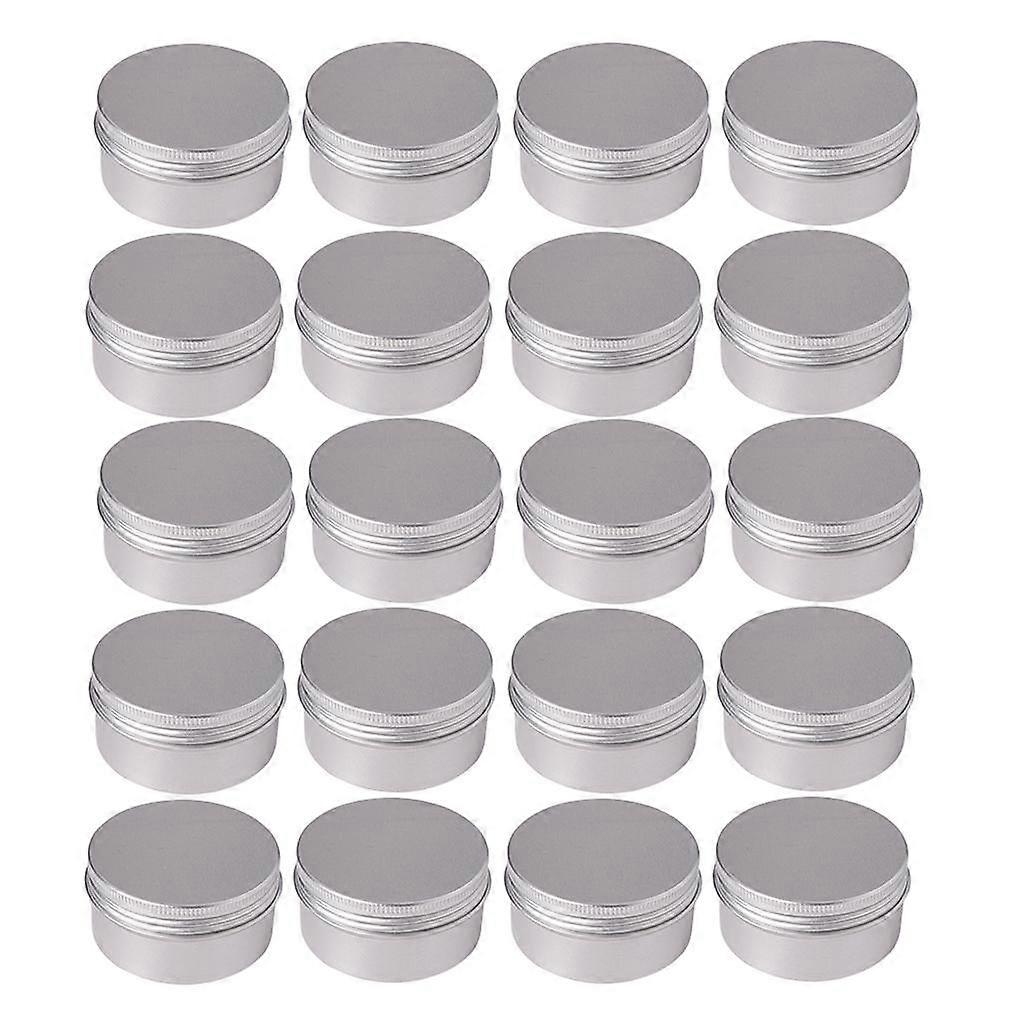 Bulk of 20pcs 80ml Empty Cosmetic Pots Lip Balm Containers