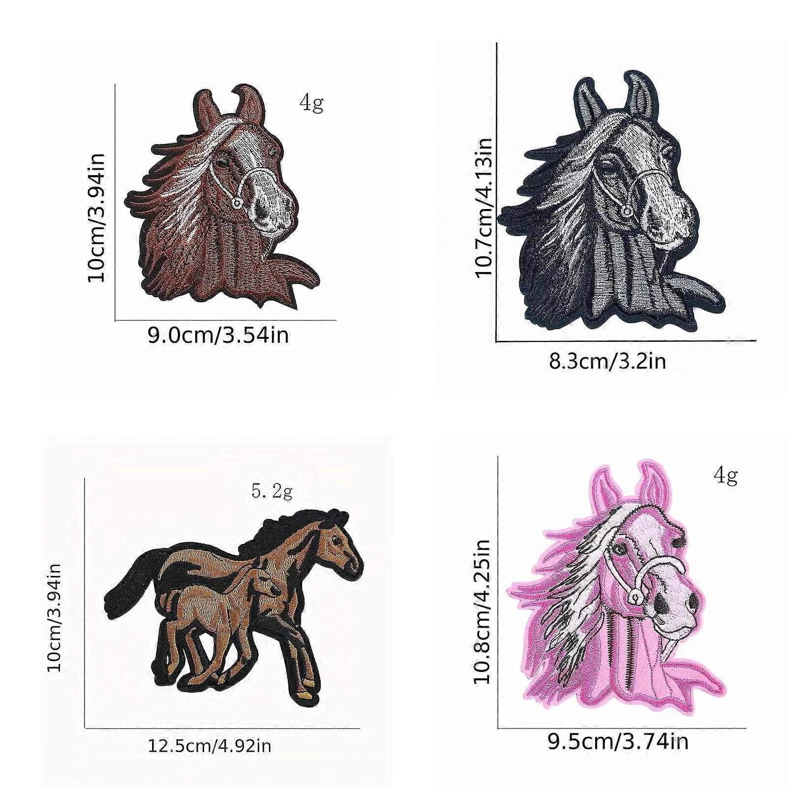 Patch Ricamata Volpe/Gatto, Termoadesivo E Da Cucire, 11,7 X 4,8 Cm, Applique Per Abbigliamento, Borse E Accessori, Ricamo Fai Da Te