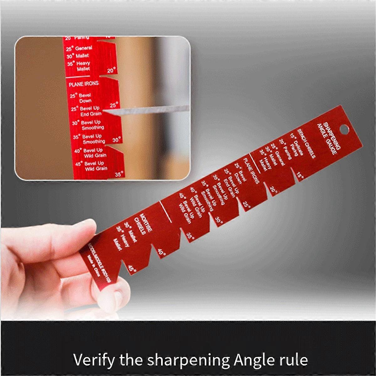 Sharpening System Honing Guide Sharpening Holder Angle Fixture Angle Gauge for Woodworking Chisel