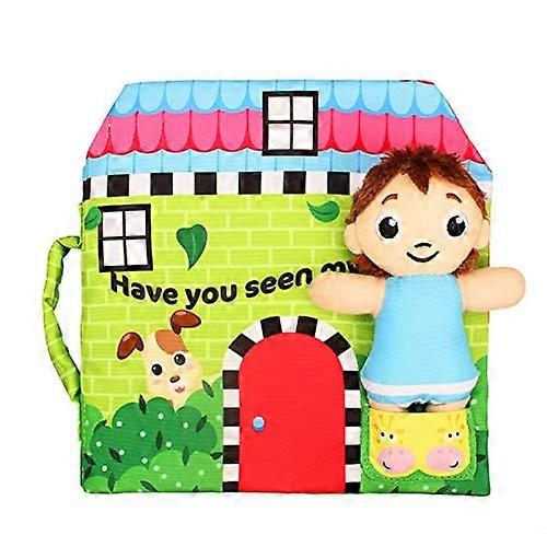 Soft Multi-Texture Cloth Book for Babies | Sensory Fabric Play Book | Safe Non-Toxic Materials | Educational Color Shapes