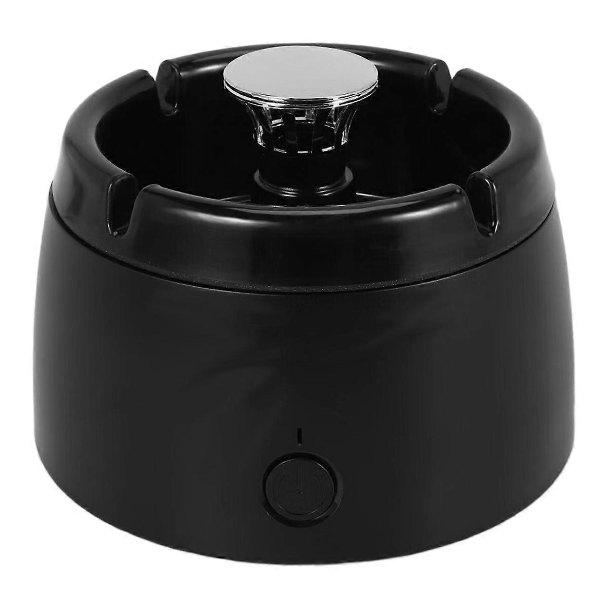 Smokeless Home Ashtray, Rechargeable Ashtray for Car (Black)