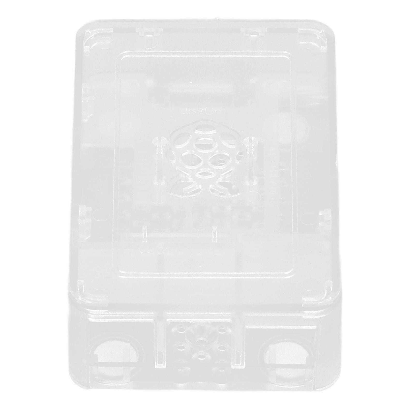 for Raspberry Pi 4 Case ABS Detachable Scratch Resistant Heat Dissipation Protective Shell Transparent 