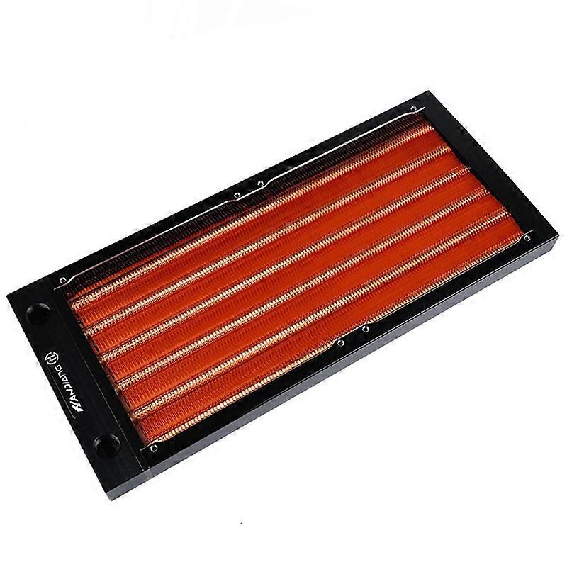 17MM Cold Row All Copper Watercooled Radiator 240 Copper Water-Cooled Copper Row Computer Drainage L