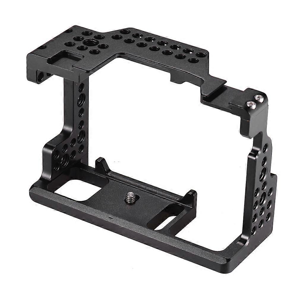 Andoer Camera Cage, Aluminum Alloy Video Shooting Stabilizer, 1/4 Inch Screw with Cold Shoe Mount for Sony A7II/A7III/A7SII/A7M3/A7RII/A7RIII