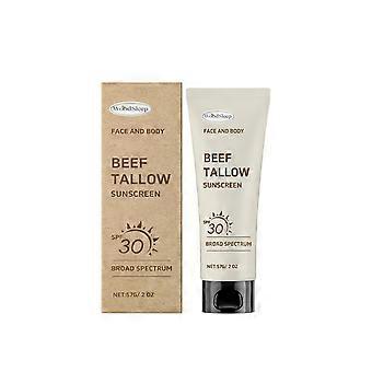 Sport Face Sonnencreme - Rindertalg Leichte Sonnenschutzlotion - Sehr wasserdicht, schweißfest, feuchtigkeitsspendend, nicht klebrig (1 Stück)