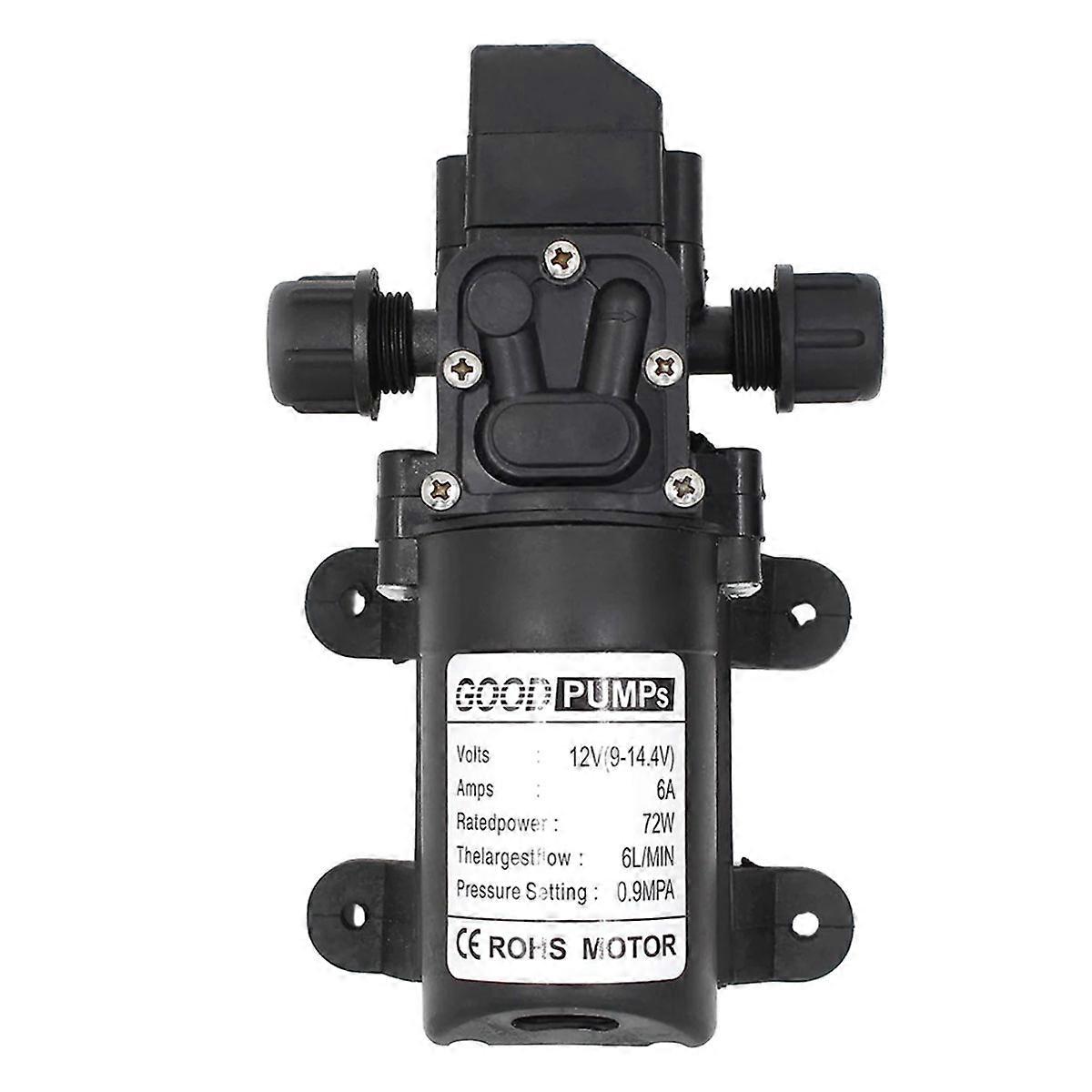 Sprayer Pump, Fresh Water, DC 12V, Diaphragm, Self Priming