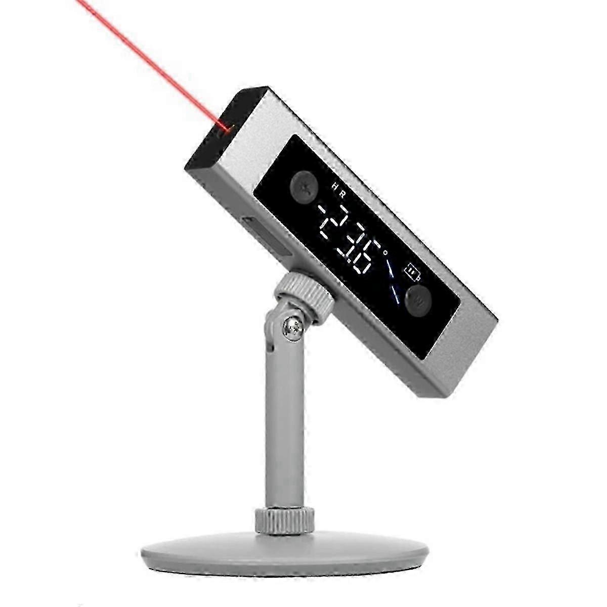 LI2 Laser-Nivellierlineal, 2-in-1, Laser-Winkelmesser, digitaler Neigungsmesser, Winkelmessung, Typ-C-Aufladung, einzeln mit Halter