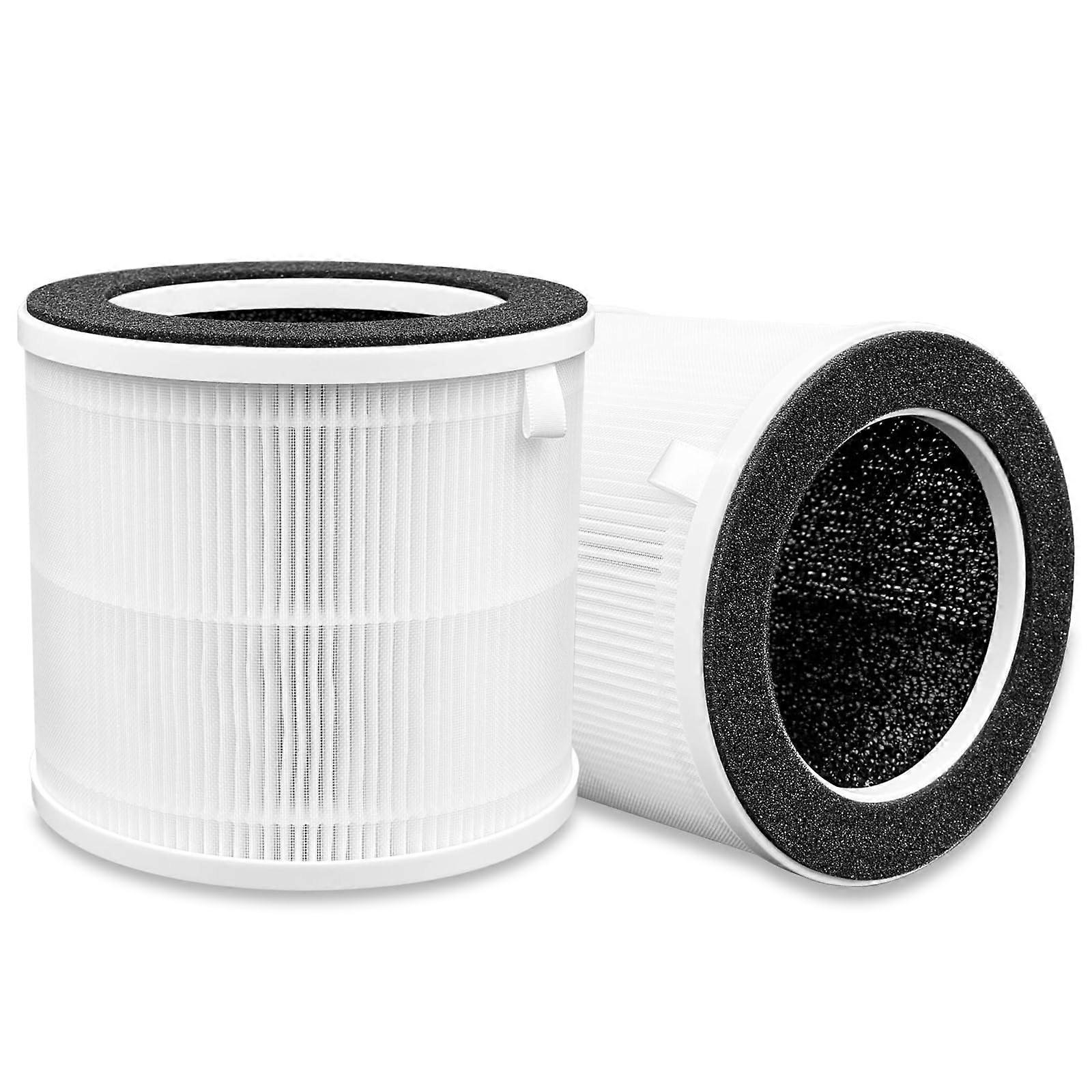 KQ-29 True HEPA Air Filter Replacement For Air Purifier, Compatible With FRIWOLE Small Air Purifiers, 2-Pack