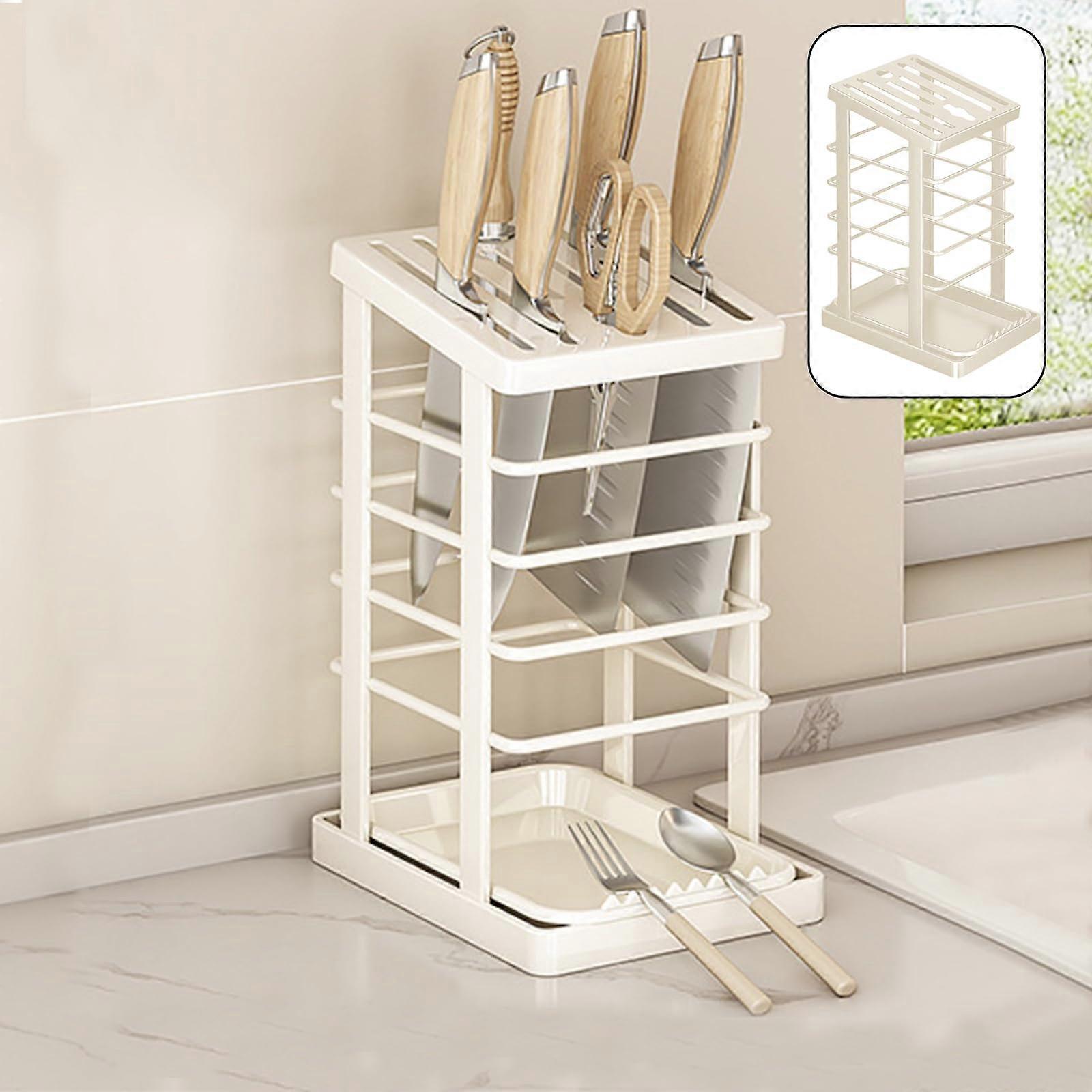 Storage Without , High Carbon Stainless Steel Universal Knife Holder for Kitchen