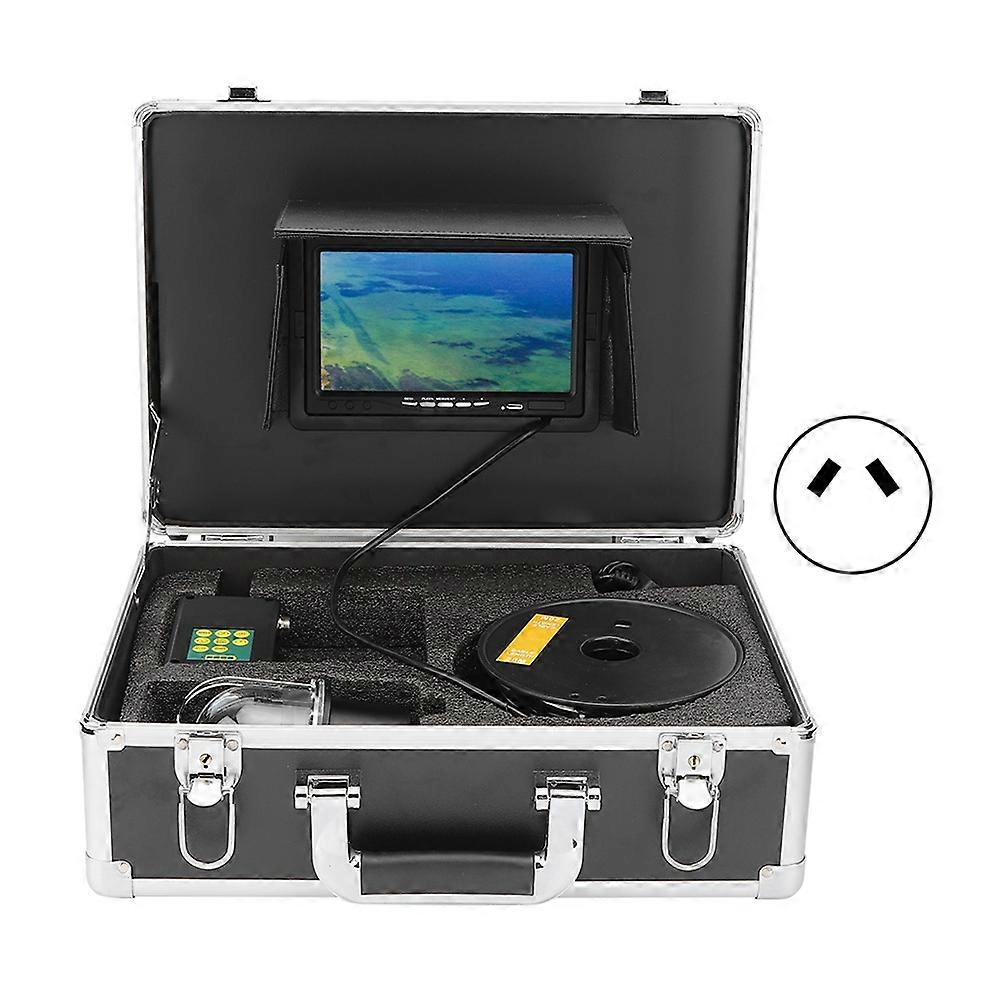 7インチDVR 20m水中ビデオカメラIP68防水360°回転ドームパノラマ、8Gメモリカード付き100-240V