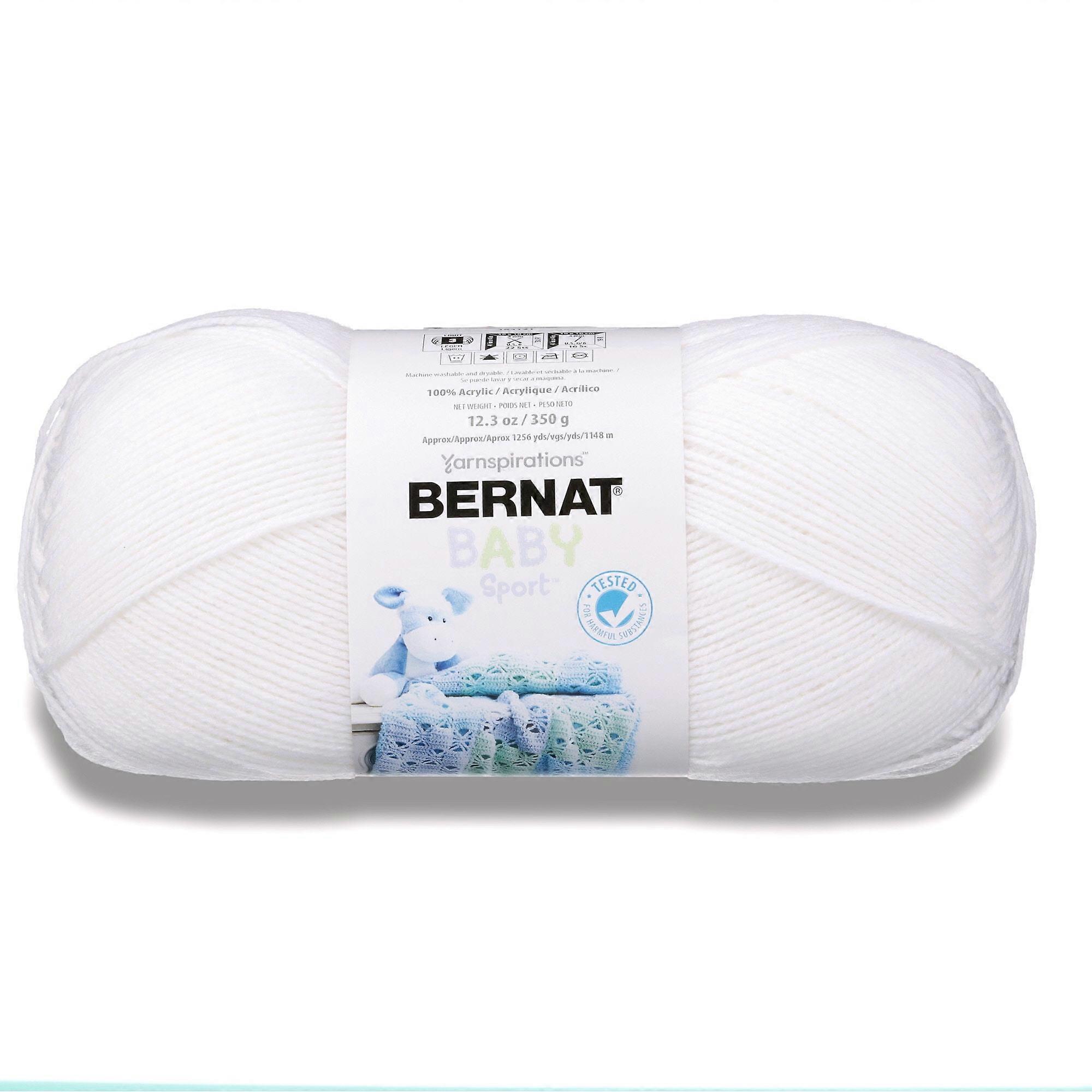 Acrylic Yarn, Light Weight, White