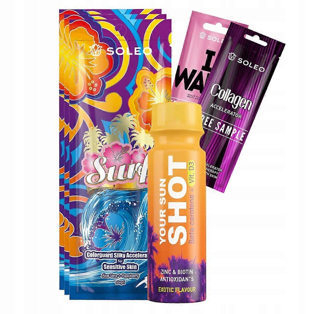 Soleo Surf 3x15ml Tanning Accelerator + Freebies