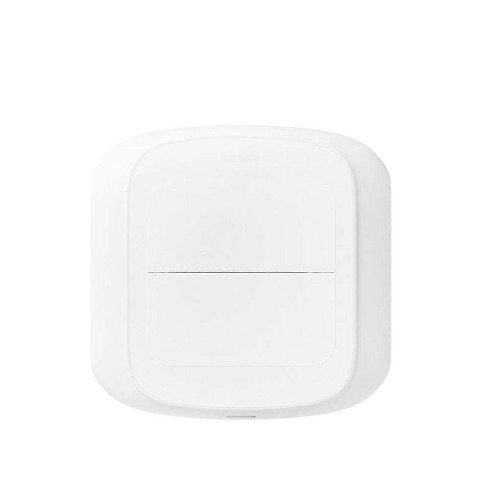 2-Gang Scene Button Switch with Tuya WiFi Connectivity and Remote Control