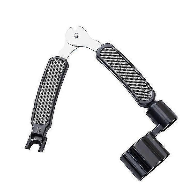 ストリングカッター、ギターストリングワインダーカッターブリッジピンプーラーベースギター用(4本、ブラック)P2025042500950