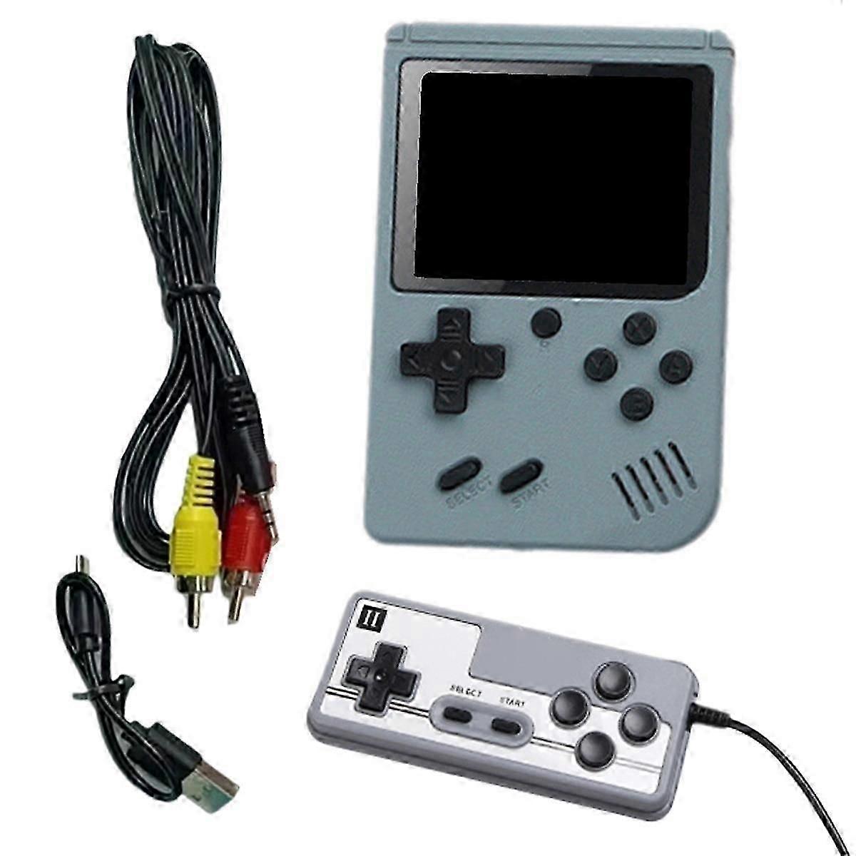 Handheld Videospielkonsole 3,0 Zoll Farbe Retro Portable Mini Lcd Kinder Farbe Game Player Eingebaut In 500 Spiele Grau
