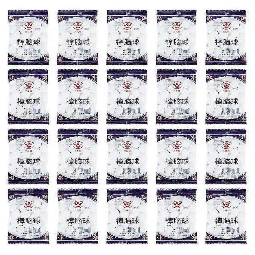 20 Count Mildew-Resistant Insect Repellent Balls for Drawers Storage Boxes and Closets