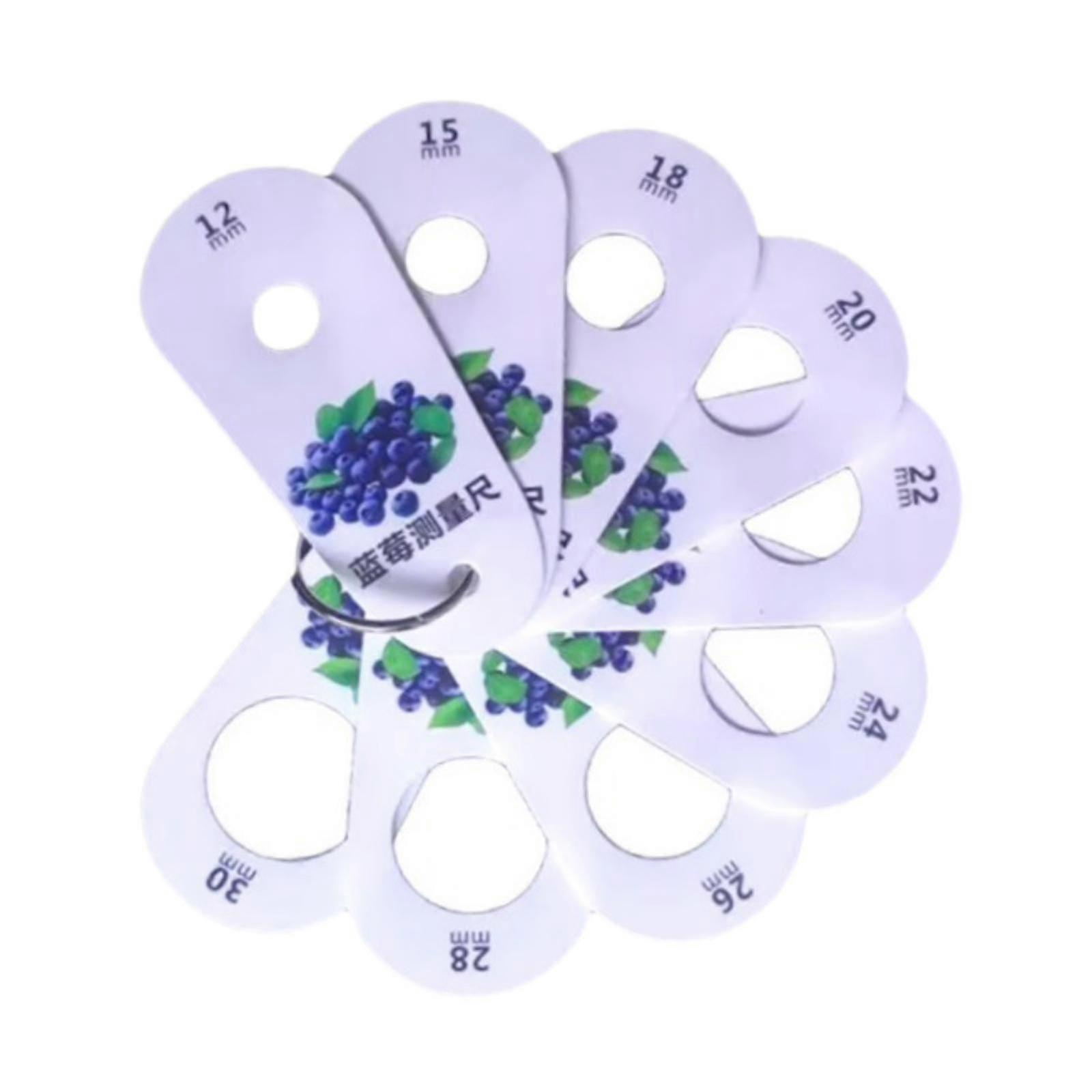 Fruit Diameter Caliper Gauge - Professional Measuring Tool for Blueberry Sizing and Fresh Fruit Grading
