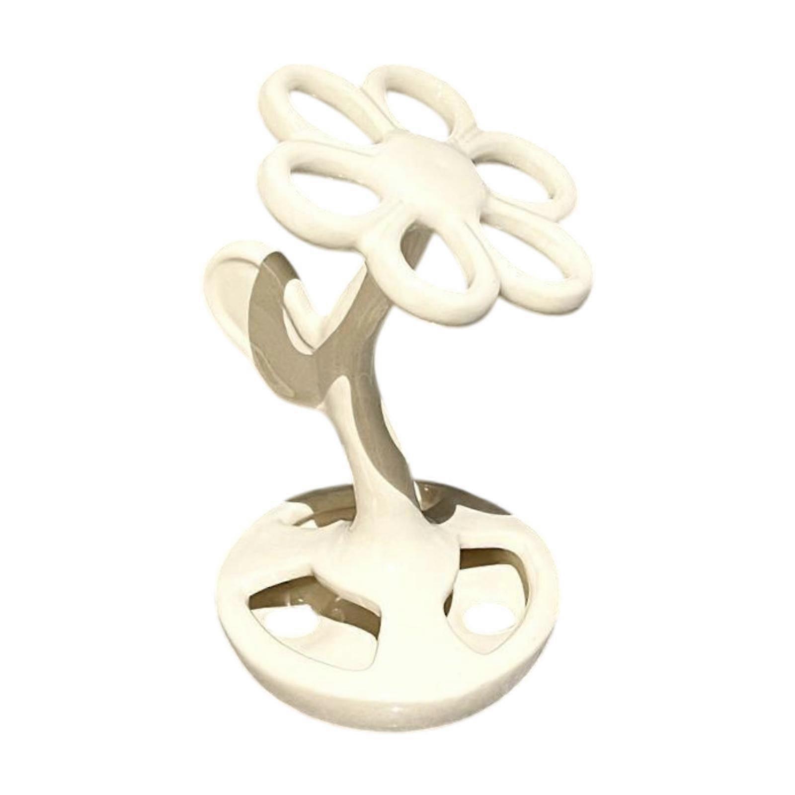 Ceramic Toothbrush Holder Decoration Space Saving Multi Slots Makeup Brush