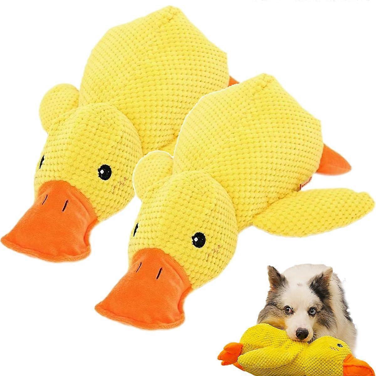 Dog Duck Toy,Calming Duck Dog Toy,The Mellow Dog Calming Duck,The Duck Calming Dog Toy,Yellow Duck Dog Toy,Mellow Dog Calming Duck (2PCSA)