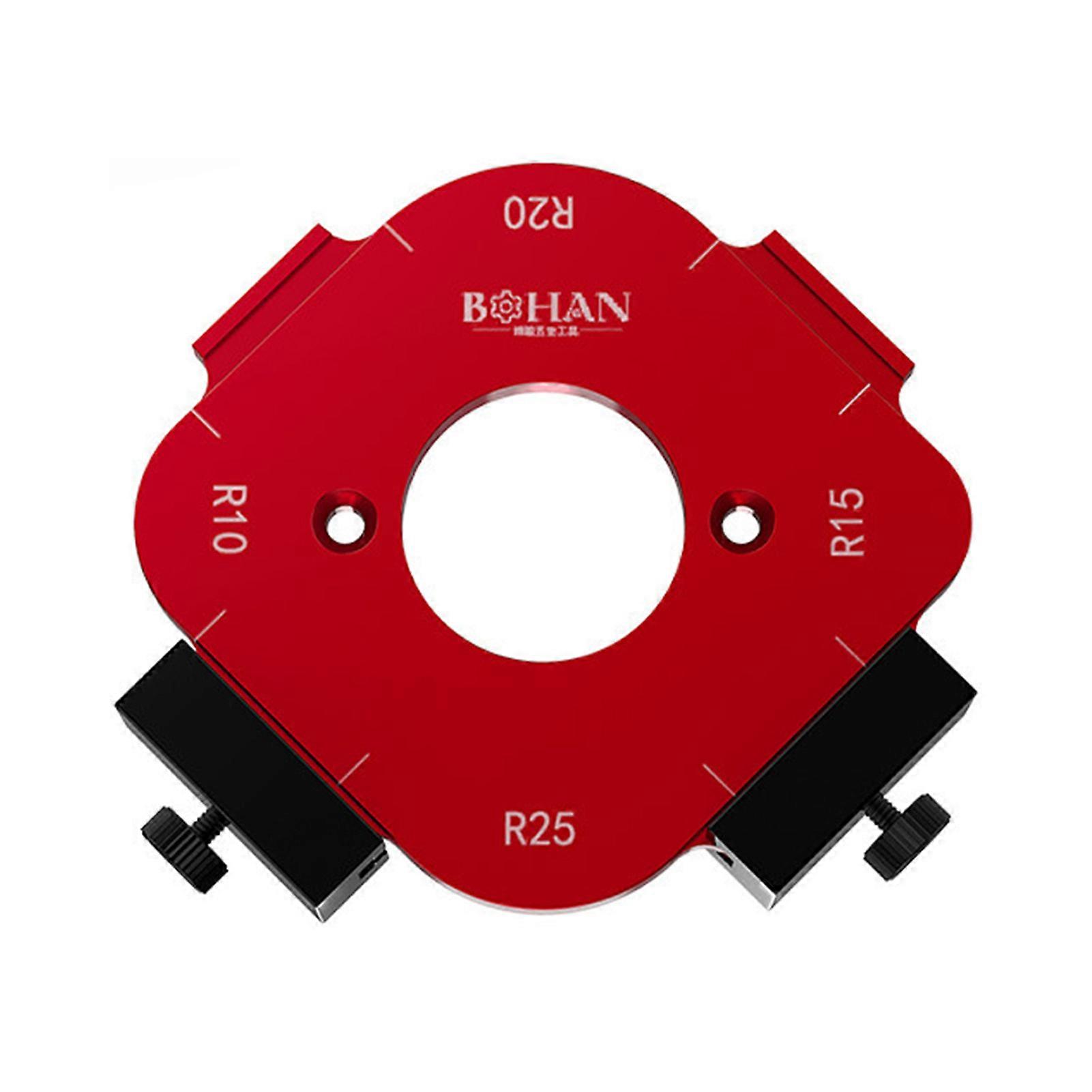 Round Corner Radius Template Aluminum Alloy 4 in 1 Arc Angle Positioning