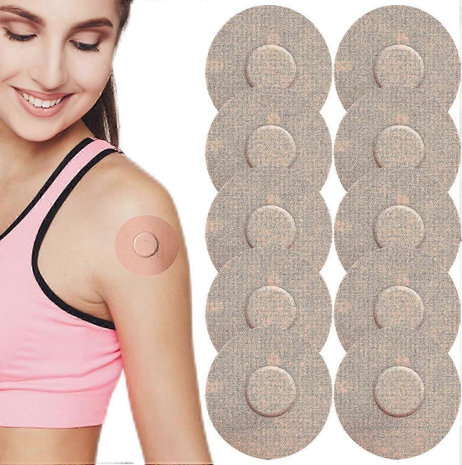 30 Pieces Freestyle Libre Adhesive Patches7.5x7.5cm,Waterproof Patches for Freestyle Libre 1 2 & 3 Sensor-The Center of the Protective Waterproof Plas