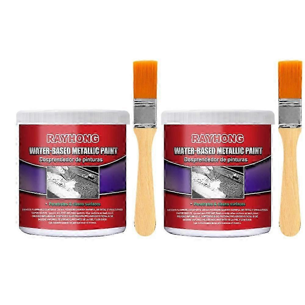 2X 100ml γέλη αφαίρεσης σκουριάς με βάση το νερό με το καθολικό μετατροπέα σκουριάς μετάλλων βουρτσών για το χρώμα αποσκουρίωσης πλαισίων αυτοκινήτων