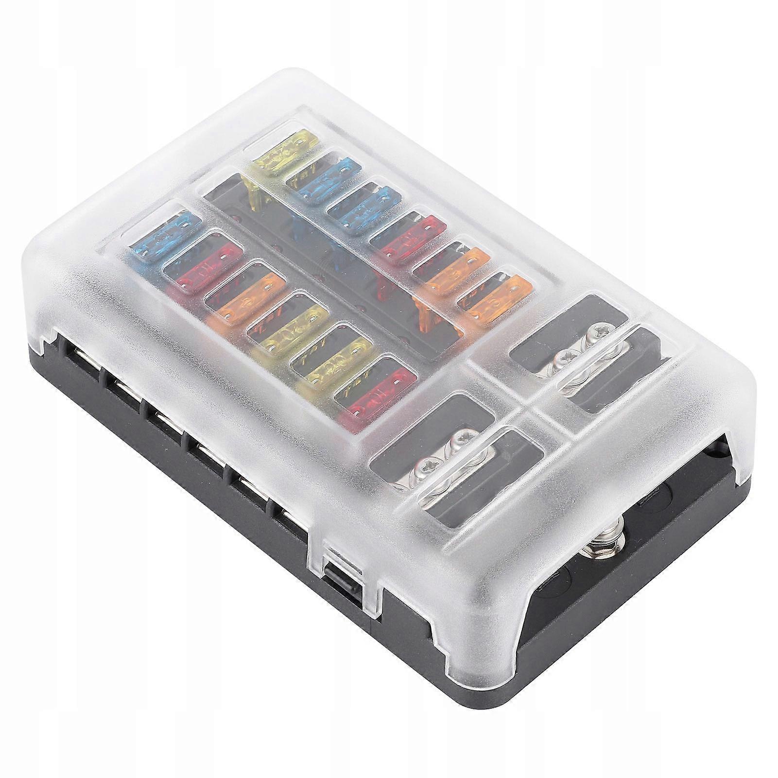 12 Circuits Fuse Box Block Holder J