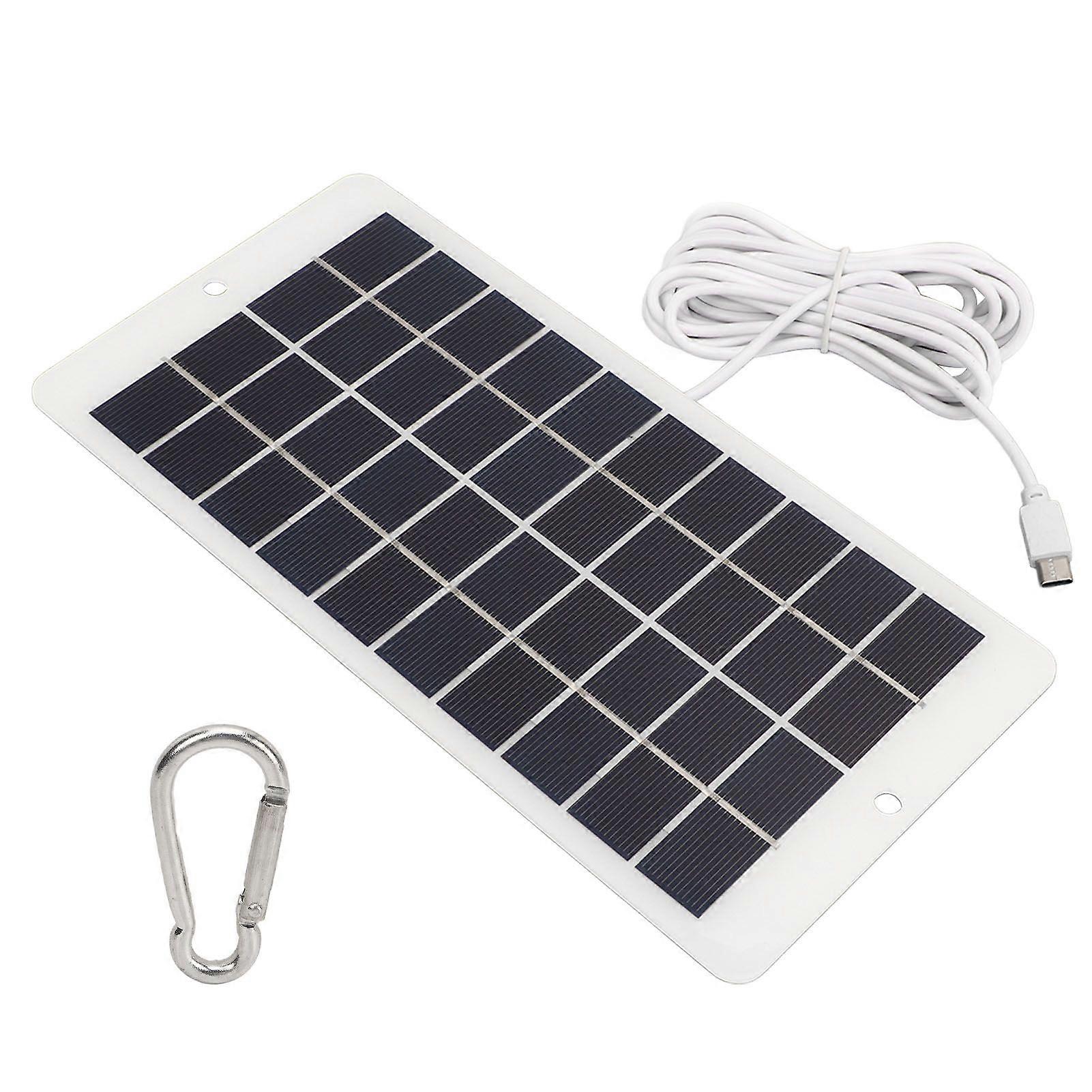 High-Efficiency Solar Panel Charger for Phone, Camera, and Doorbell