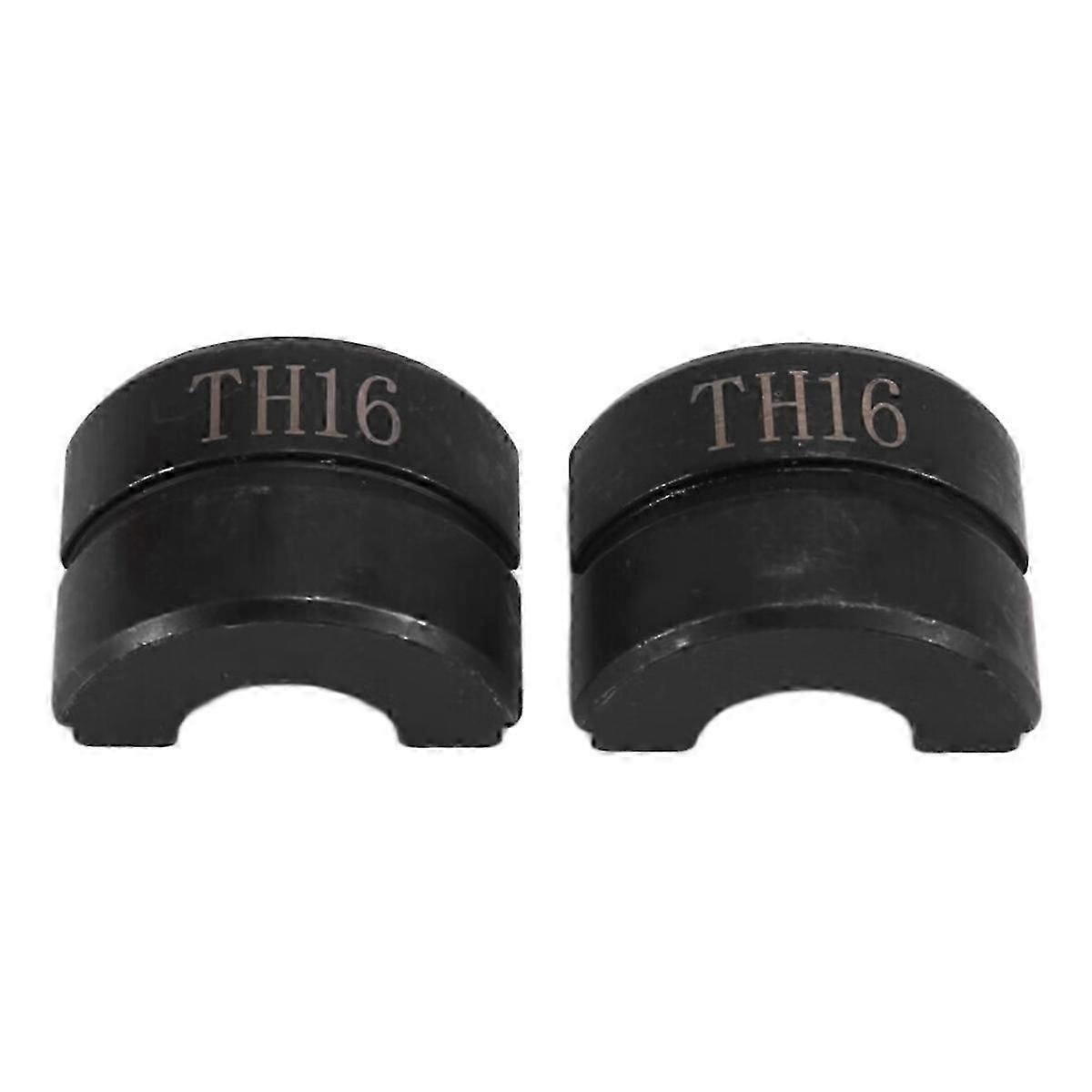 2Pcs Hydraulic Pipe Crimping Dies, 16mm TH Pipe Dies for Pex Fittings for Copper Fittings