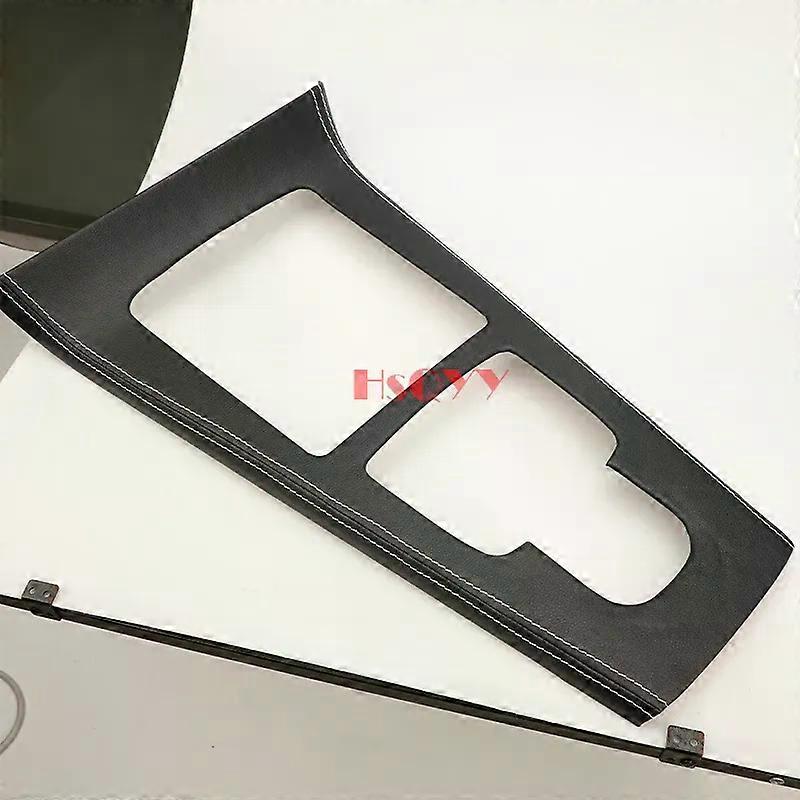 Car Center Console Leather Style Panel Cover Trim Panel Frame compatible for Mercedes Benz A Class W177 CLA Class C118 Red Seam Line